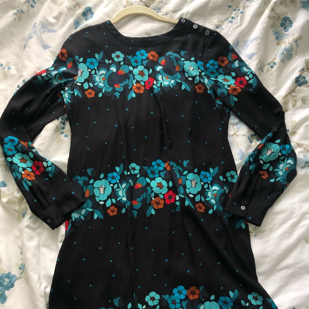 Floral long sleeve dress